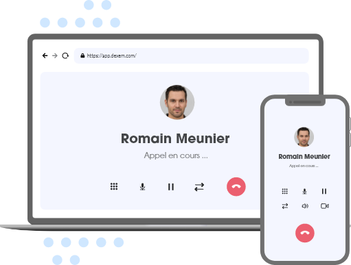 Passer des appels depuis l'ordinateur ou le téléphone mobile grâce au numéro virtuel